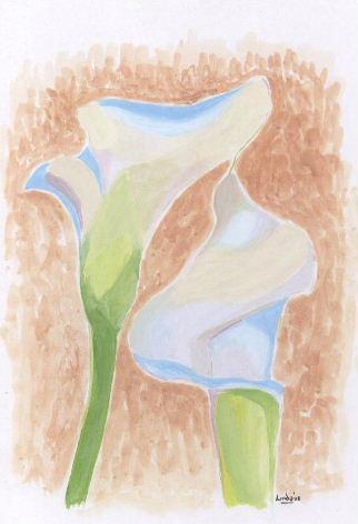 Painting, Summer Lilies(Acrylic)