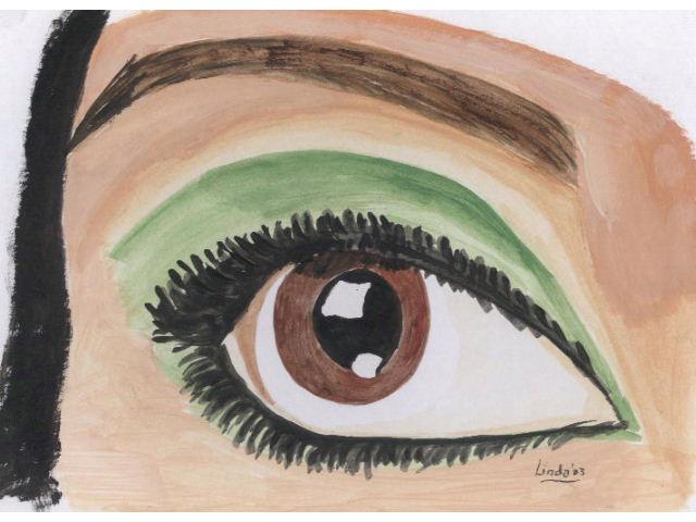 Painting, The Eye(Acrylic)
