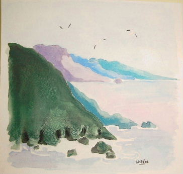 Painting, Wild Coast