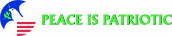 Peace is Patriotic Bumper Sticker