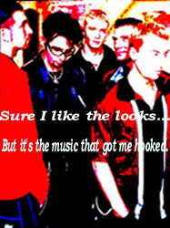 I'm hooked 
on the music