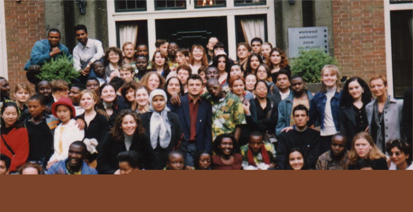 Participants of 2nd Global UNOY Peace Conference held in the Netherlands in May 1999.