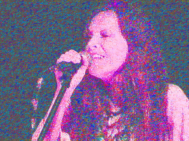Shasta singing at Garden Temple with Peace Tribe