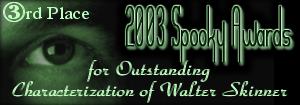 Third Place - Characterization of Walter Skinner