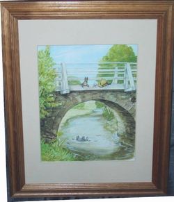 Winnie the Pooh Watercolor painting