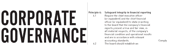 Corporate Governance