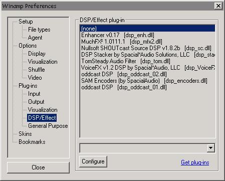 plugin oddcast dsp