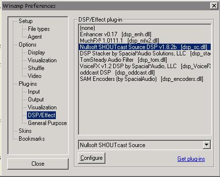 nullsoft shoutcast source dsp v1.8.2b