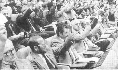 10th SED Congress delegates