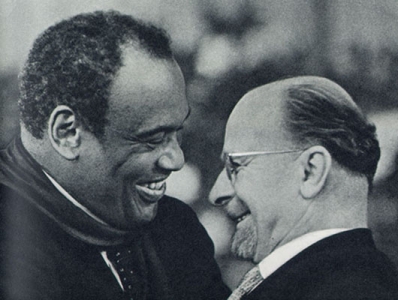 Walter Ulbricht with Paul Robeson