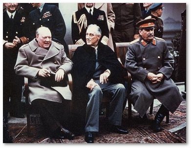Churchill, Roosevelt, and Stalin