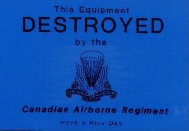 Usually found in the morning attached to various equipment