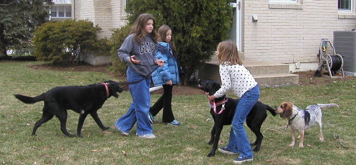 With Louie and Lucy
