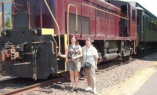 Me & Lisa at Train