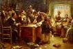 Picture of Signing of the Mayflower Compact