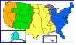 Picture of Time Zones in U.S.