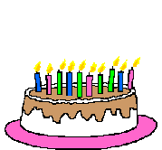 Animated Picture of Birthday Cake