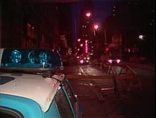 Crime scene befor sunrise