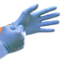 BLUE Medical Latex Gloves