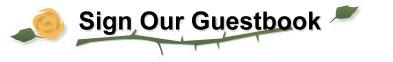 Sign our Guestbook