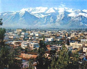 Sparta with Taygetos in 

the background