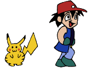 Nash Fetchum and his trusty Pokemon companion, Pikachu!