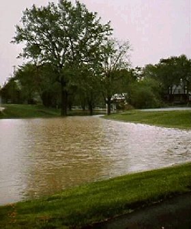 Flood in the valley