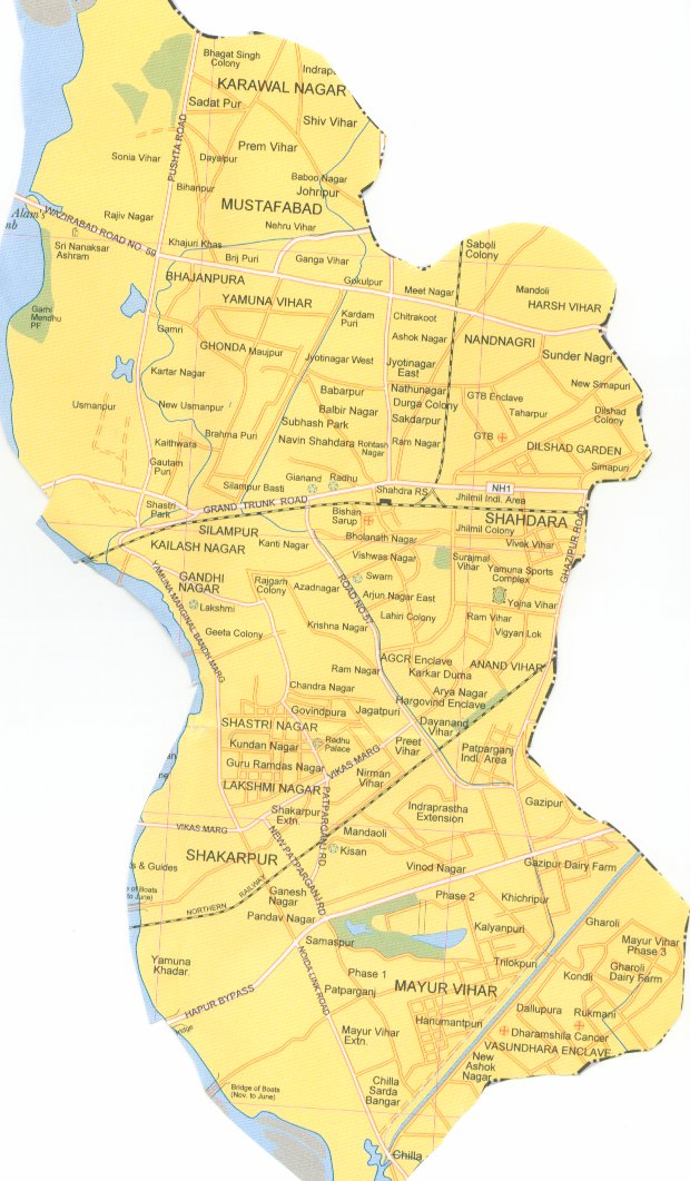 City map Delhi India ENG PDF