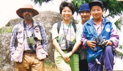 A smile from our Penang birdwatchers