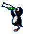 Alcoholic penguin