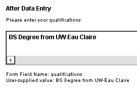 after data entry example