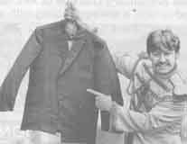If the suit fits: Beatal Max Fredericks with John Lennon's jacket in 'Help!'