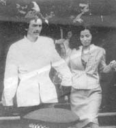 Close couple: with Olivia in 1981