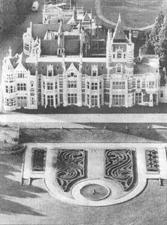Scene of the crime: Harrison's country mansion, a former convent