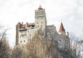 Fatada de nord castelul Bran
