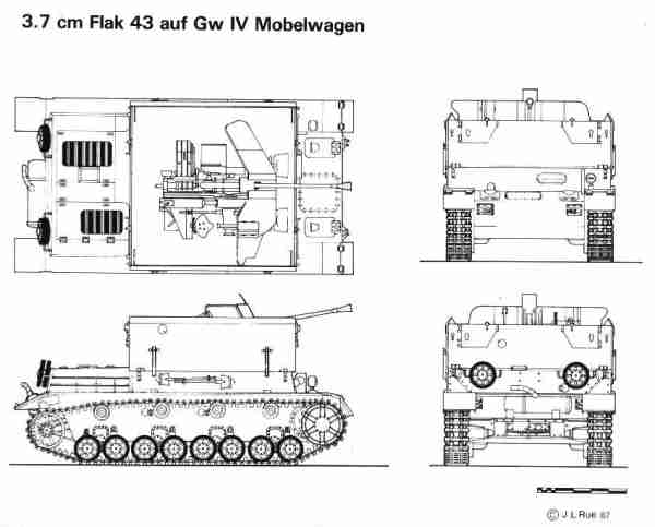 Line Drawing of M�belwagen