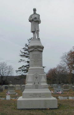 Civil War Monument, Mashassuck Cemetery, Central Falls, RI