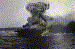 Explosion on board of the Lexington
