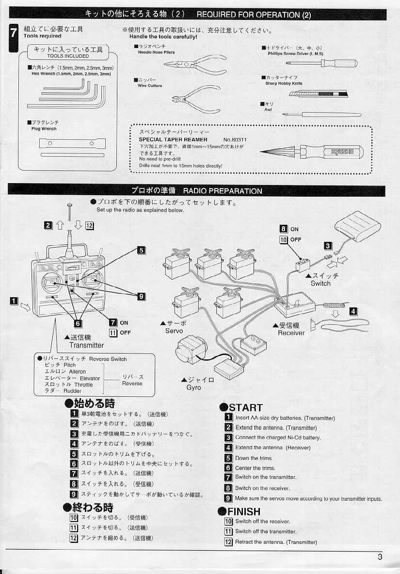 kyosho gx12 manual