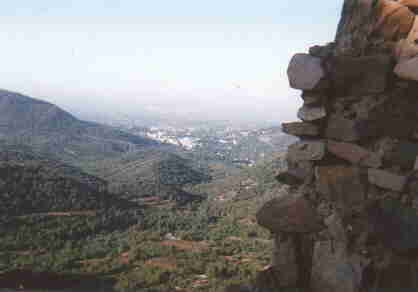 N�quera vista desde Castillo de Serra