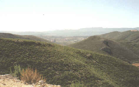 Vista de Bu�ol desde lo alto de la Cuesta del Clavel.