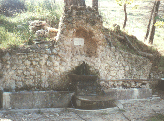 Fuente del Oro en la Mas�a de U�oz.