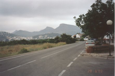 Vista de la Calderona desde Petr�s.