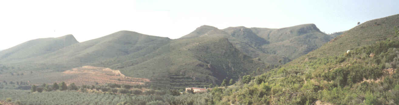 Vista del Alto de la Nevera y su rinc�n desde la Fte del Comte.