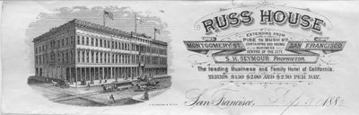 Russ Hotel letterhead