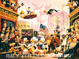 Barks' version. The link will take you to a place where you can buy this litho!