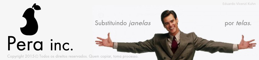 banner mostrando o jim carrey e uma frase de efeito.