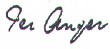 Per Anger's signature