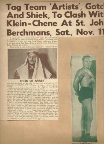 Louie Klein & the Sheik Of Araby