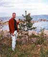 Robbie searching for a Christmas tree